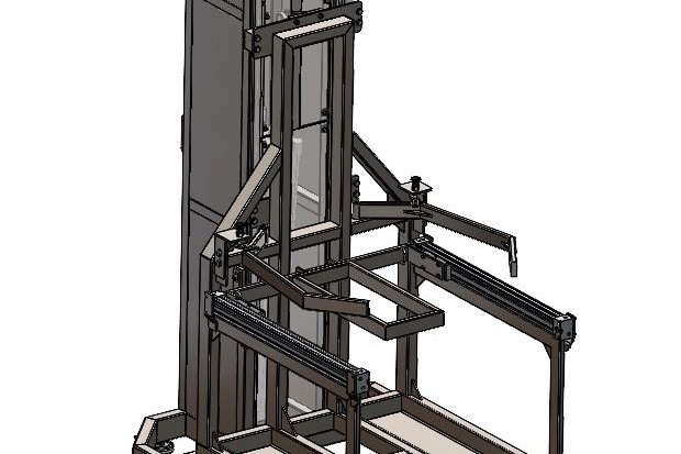 Elevador Pneumático para Tanques de Processo