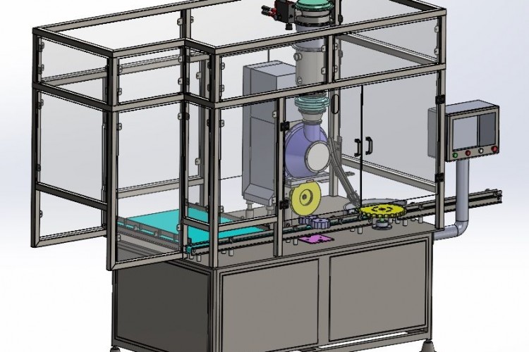 Enclausuramento de Máquina de Envase para atendimento a processo sanitário e NR-12.