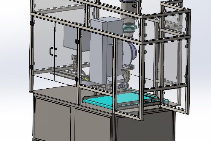 Enclausuramento de Máquina de Envase para atendimento a processo sanitário e NR-12.