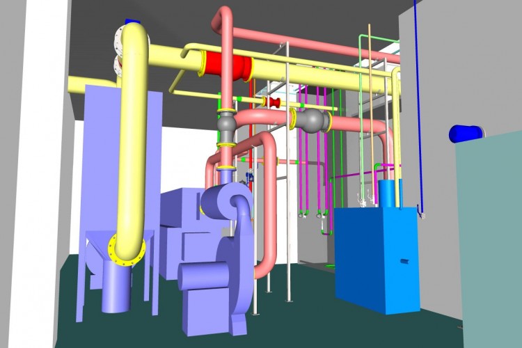 Instalação Completa de Equipamento Leito Fluidizado