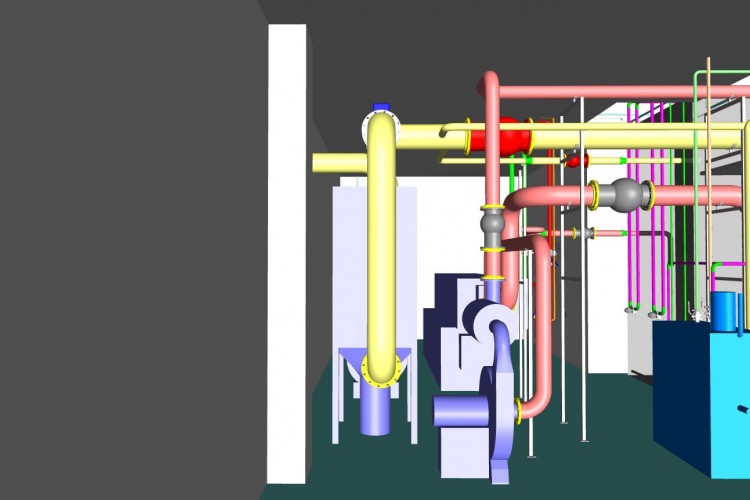 Instalação Completa de Equipamento Leito Fluidizado